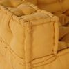 vidaXL Canap&eacute; modulaire 2 pcs Jaune 140 x 70 x 56 cm tissu