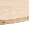 vidaXL Plateau de table 110x55x2,5 cm Bois massif Pin Ovale