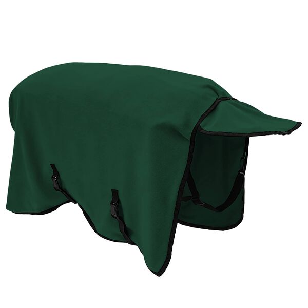 vidaXL Couverture &Eacute;quine Vert fonc&eacute; complet Polyester