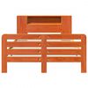 vidaXL Cadre de lit sans matelas cire marron 120x190cm bois pin massif