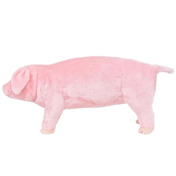vidaXL Jouet en peluche Cochon rose XXL