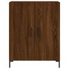 vidaXL Buffet haut Ch&ecirc;ne marron 69,5x34x180 cm Bois d'ing&eacute;nierie