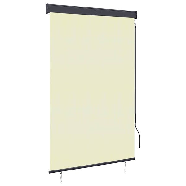 vidaXL Store roulant d'ext&eacute;rieur 120 x 250 cm Cr&egrave;me