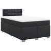 vidaXL Sommier &agrave; lattes de lit matelas Noir 120x200 cm Similicuir