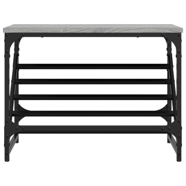 vidaXL Étagère à chaussures sonoma gris 60x30x45 cm bois d'ingénierie