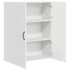 vidaXL Armoire de cuisine avec &eacute;tag&egrave;re Blanc brillant 80 x 31 x 100 cm
