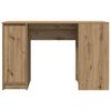 vidaXL Bureau ch&ecirc;ne artisanal 120x42x76 cm bois d'ing&eacute;nierie