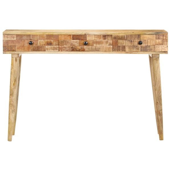 vidaXL Table console 115x35x76 cm Bois de manguier massif