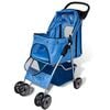 vidaXL Poussette pour chiens 15 kg Bleu