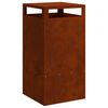 vidaXL Braise Marron 50 x 50 x 100 cm Acier