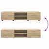 vidaXL Ensemble meuble TV FLORIN Ch&ecirc;ne Sonoma Bois d'ing&eacute;nierie