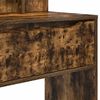 vidaXL Tables de maquillage pour chambre Ch&ecirc;ne fum&eacute; 80 x 39,6 x 135 cm