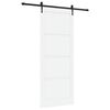 vidaXL Porte coulissante ORKDAL Blanc 93 x 232 cm Pin massif
