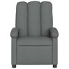vidaXL Fauteuil de massage inclinable Gris fonc&eacute; Tissu