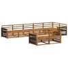vidaXL Ensemble de canap&eacute;s d'ext&eacute;rieur 8 pc 8 place Naturel