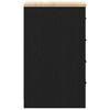 vidaXL Armoire de rangement de garage noir 30x51x85 cm bois de pin