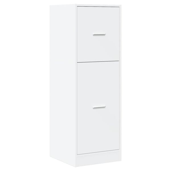 vidaXL Armoire d'apothicaire blanc 40x41x118 cm bois d'ing&eacute;nierie