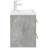 vidaXL Ensemble de meubles de salle de bain 2 pcs gris b&eacute;ton