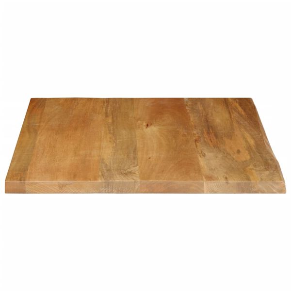 vidaXL Dessus de table &agrave; bord vivant 60x60x3,8 cm bois massif manguier