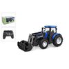 Kids Globe Tracteur t&eacute;l&eacute;command&eacute; 2,4 GHz 27 cm Bleu et noir