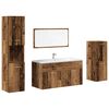 vidaXL Ensemble de meubles salle de bain 4 pcs bois d'ing&eacute;nierie