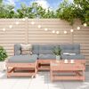 vidaXL Salon de jardin 5 pcs bois massif douglas