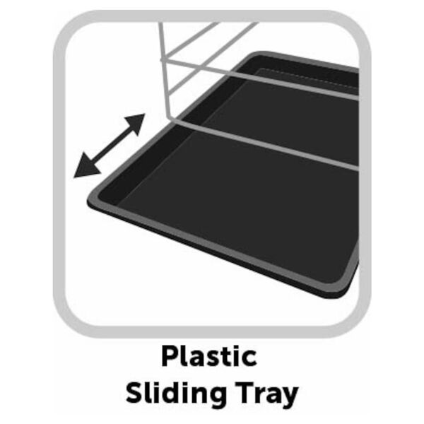 FLAMINGO Cage en fil m&eacute;tallique avec porte coulissante 62x45x49,5 cm