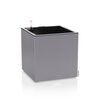 LECHUZA Jardini&egrave;re CANTO Stone 40 LED Low ALL-IN-ONE 40x40 cm