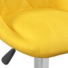 vidaXL Tabourets de bar lot de 2 jaune moutarde velours