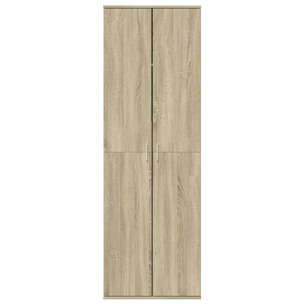 vidaXL Buffet haut chêne sonoma 60x35x180 cm bois d'ingénierie