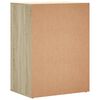 vidaXL Buffets 2 pcs chêne sonoma 60x39x80 cm bois d'ingénierie