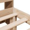 vidaXL Lit biblioth&egrave;que sans matelas 100x200 cm bois massif de pin