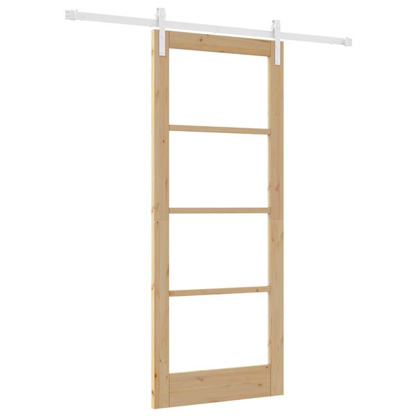 vidaXL Porte coulissante ORKDAL Naturel 83 x 202 cm