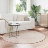 vidaXL Tapis de surface Rond PALMERAS Beige &Oslash; 200 CM Polyester