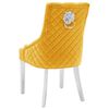 vidaXL Chaises à manger lot de 2 jaune velours