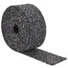 vidaXL Rouleau de granulat en caoutchouc Noir 500 x 10 x 1 cm