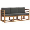 vidaXL Ensemble de canap&eacute;s d'ext&eacute;rieur 3 pc Naturel et Anthracite