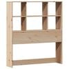 vidaXL Lit biblioth&egrave;que sans matelas 90x190 cm bois de pin massif