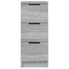 vidaXL Buffet Sonoma gris 30x30x70 cm Bois d'ingénierie