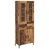vidaXL Haut Armoire 2 pc Bois ancien 69,5 x 34 x 180 cm