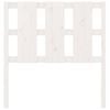 vidaXL T&ecirc;te de lit blanc 105,5x4x100 cm bois massif de pin
