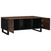 vidaXL Table basse Marron et Noir 100 x 54 x 40 cm