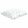 vidaXL Coussins &Eacute;parpill&eacute;s Feuille 4 pcs Motif feuille 40 x 40 cm