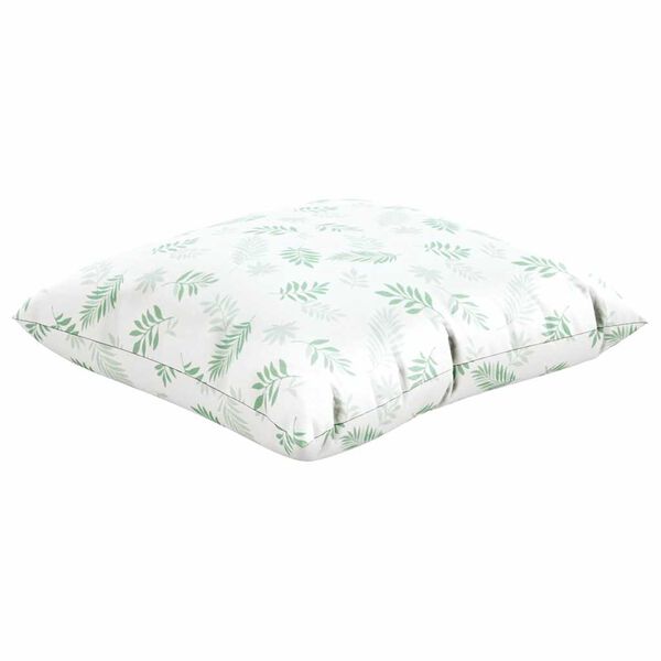vidaXL Coussins &Eacute;parpill&eacute;s Feuille 4 pcs Motif feuille 40 x 40 cm