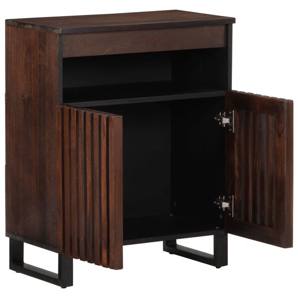 vidaXL Buffet marron 60x34x75 cm bois massif de manguier