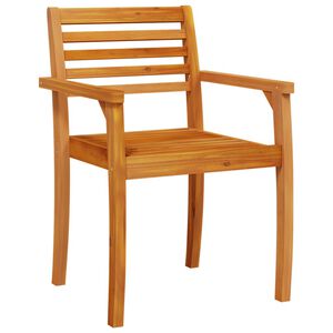 vidaXL Chaises de jardin lot de 2 59x55x85 cm bois massif d'acacia