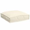 vidaXL Coussin 2 pcs Crème 40 x 40 x 8 cm Tissu Oxford