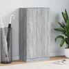 vidaXL Armoire &agrave; chaussures Sonoma gris 55x35x108 cm Bois d'ing&eacute;nierie