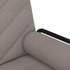 vidaXL Canapé-lit avec accoudoirs taupe tissu