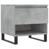 vidaXL Table basse gris b&eacute;ton 50x46x50 cm bois d'ing&eacute;nierie